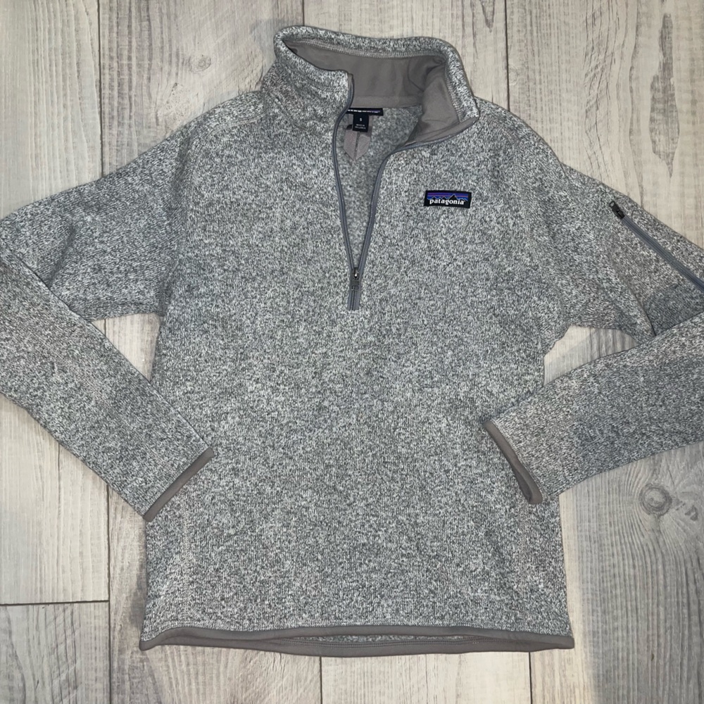 Patagonia Heather Gray Fleece Jacket